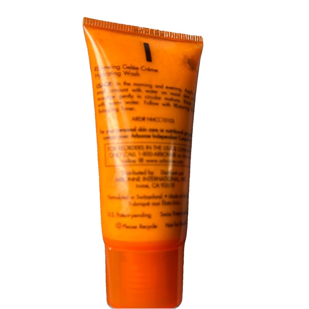 Arbonne NutriMin C RE9 REnewing Gelee Creme Hydrating Wash 1 Fl Oz Travel Sealed - Picture 5 of 5